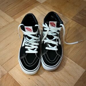 Vans Black High Top Skate Shoes